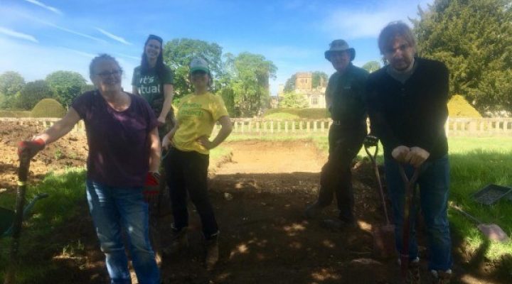 Image for Archaeologists have begun uncovering a long lost Tudor garden at Sudeley Castle